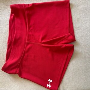 Under Armour Red Women's Athletic Training Shorts